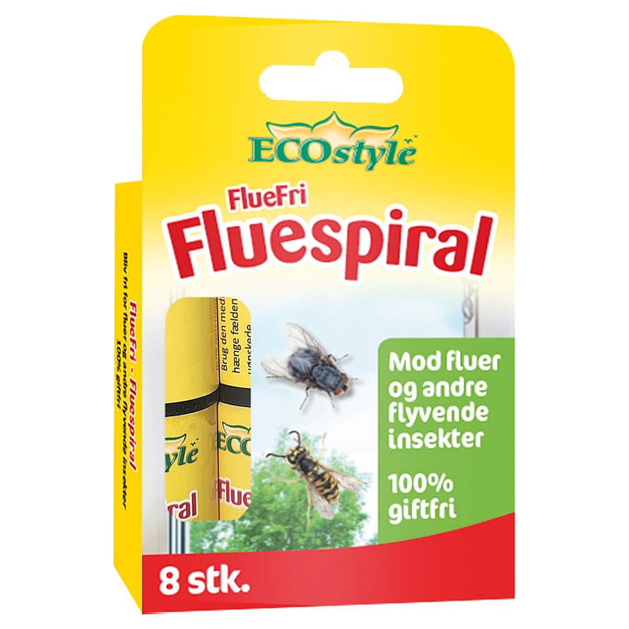 ECOstyle Fluespiral 8 stk.
