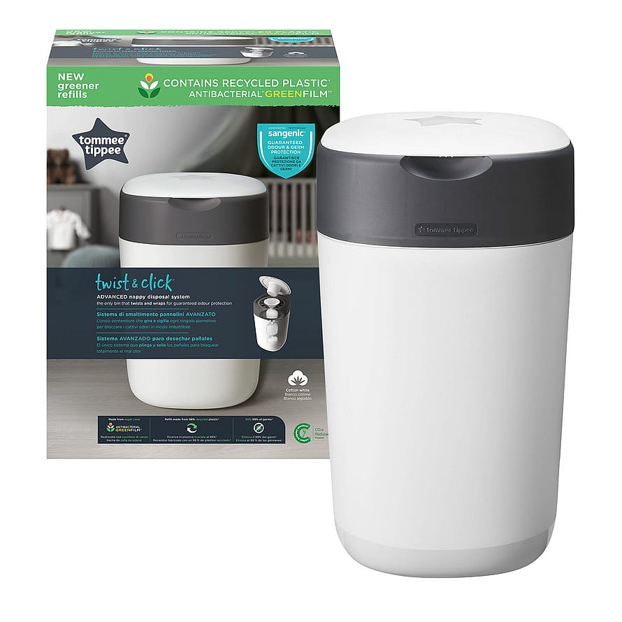 Tommee Tippee Sangenic Twist & Click Blespand Hvid, 1 stk.