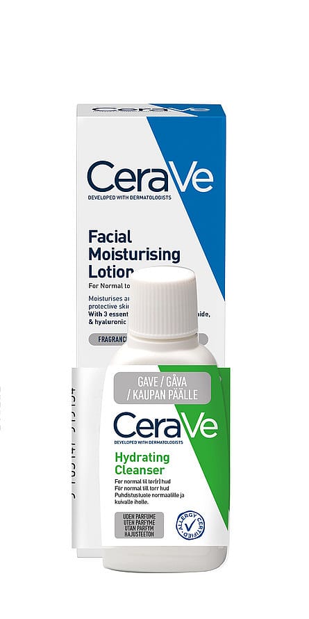 CeraVe Facial Moisturising Lotion & Hydrating Cleanser Bundle