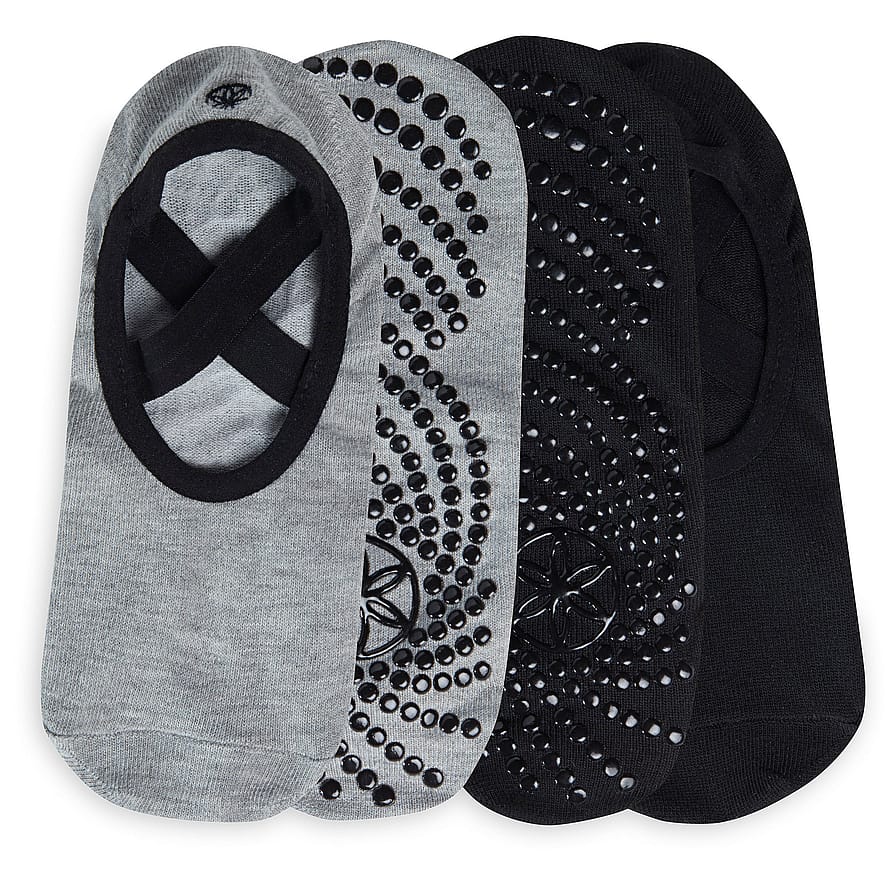 GAIAM Grippy Yoga Socks Dovetail 2-Pack