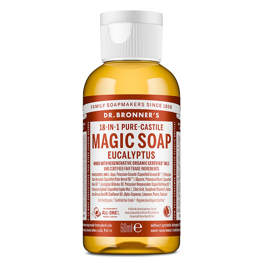 Dr. Bronner's Castile Soap Eucalyptus 60 ml