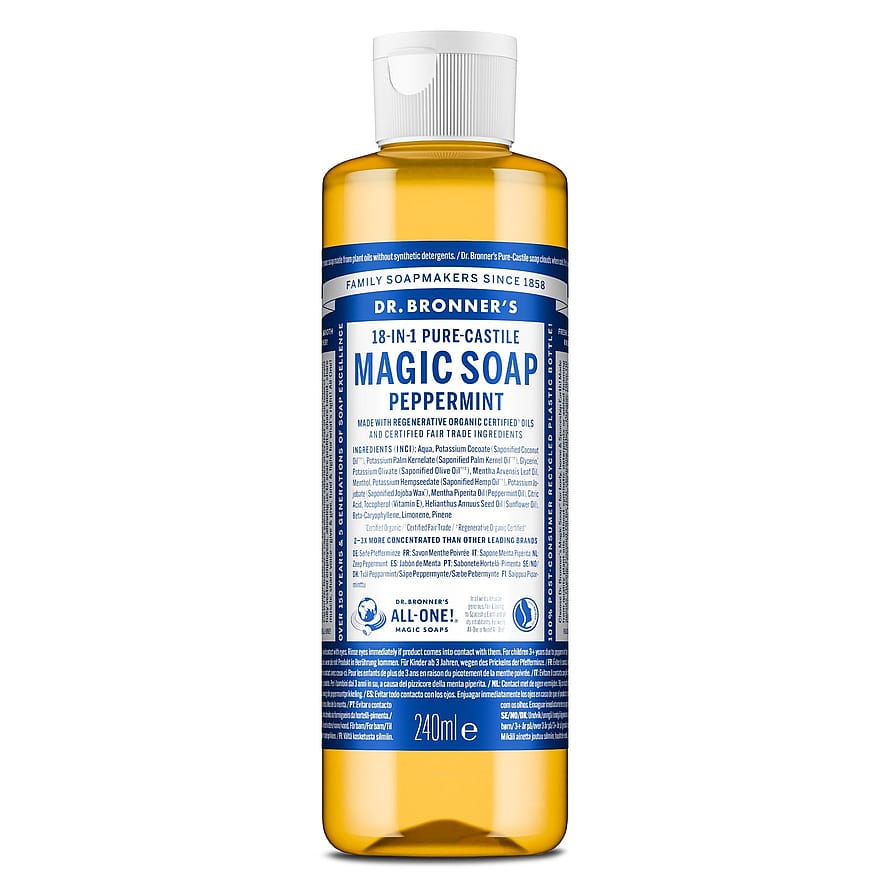 Dr. Bronner's Peppermint Liquid Soap 236 ml