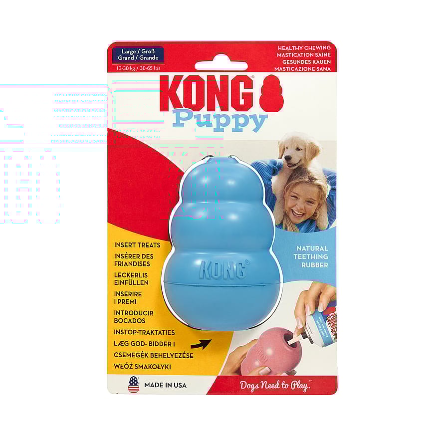 Kong Puppy Hundelegetøj L 11x7 cm Mix