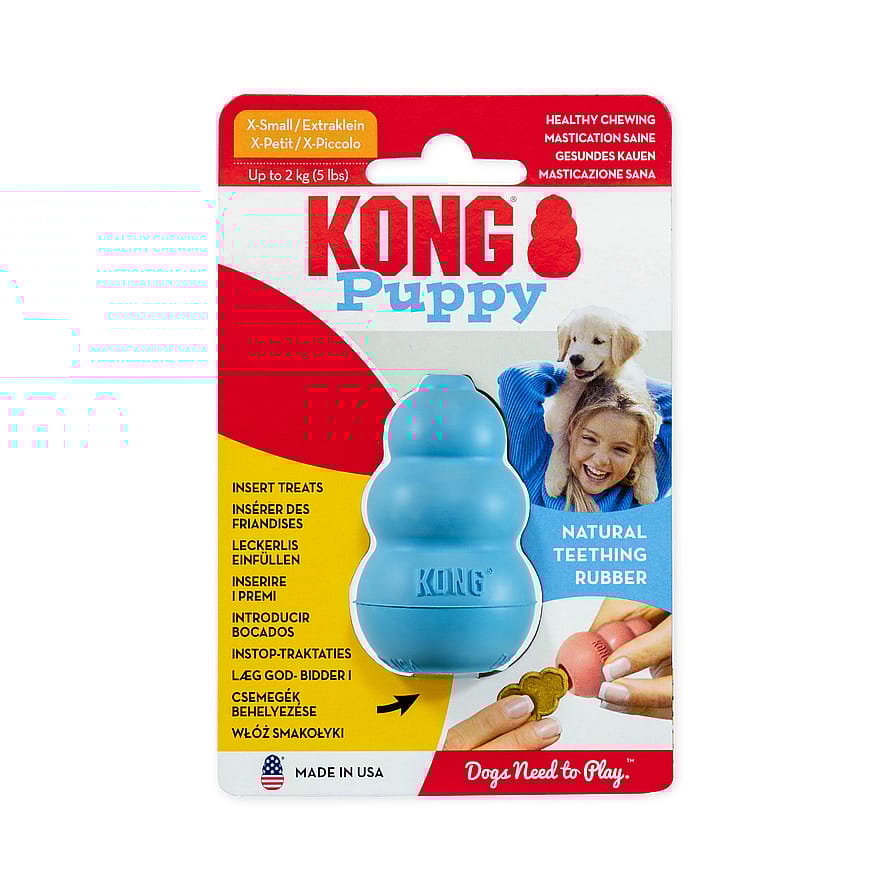 Kong Puppy Hundelegetøj XS Asst. Farver