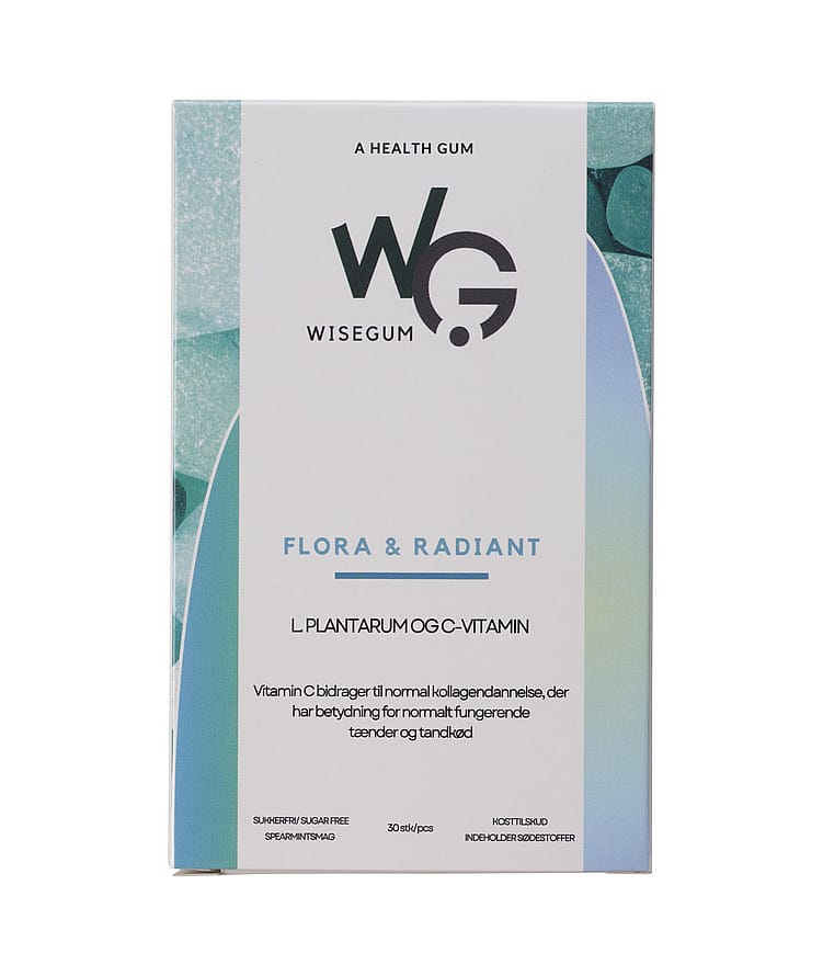 WiseGum Flora & Radiant 30 stk