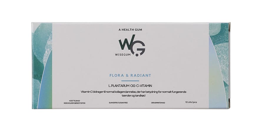 WiseGum Flora & Radiant 10 stk