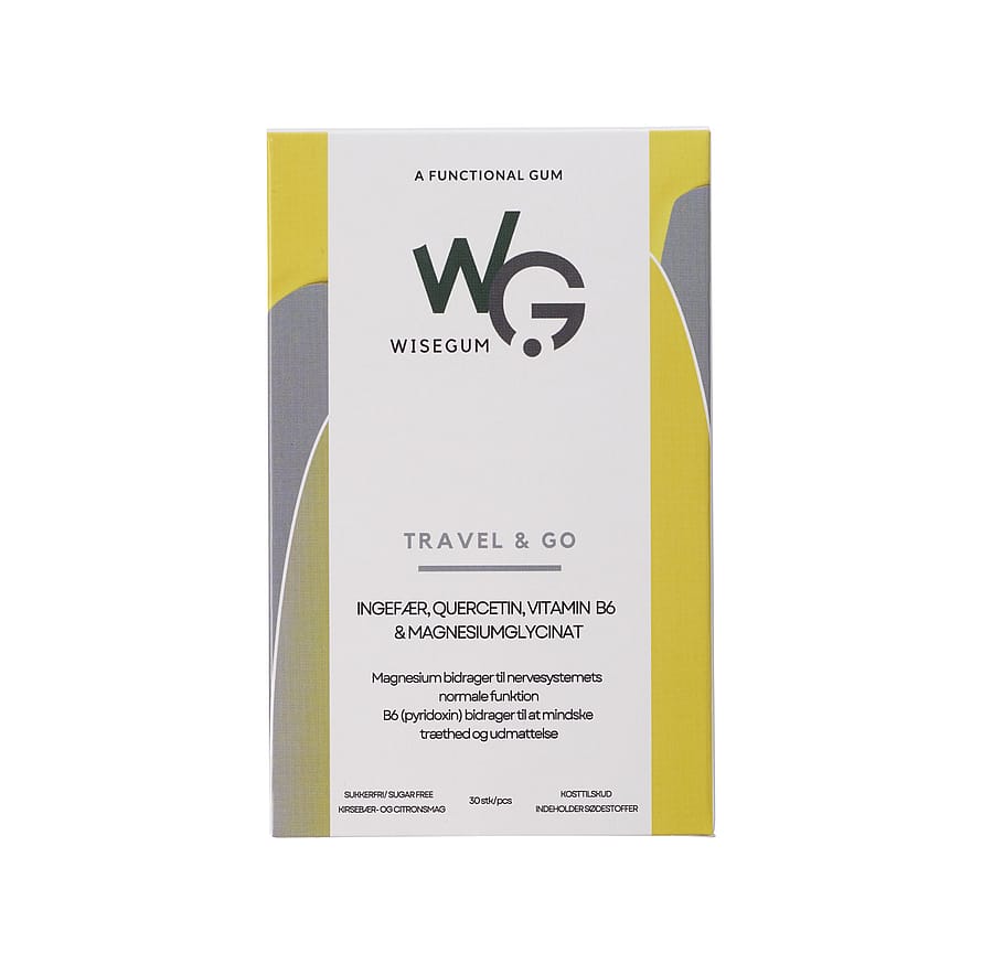 WiseGum Travel & Go 30 stk