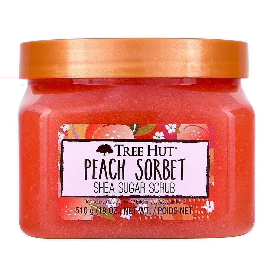 TREE HUT Shea Sugar Scrub Peach Sorbet