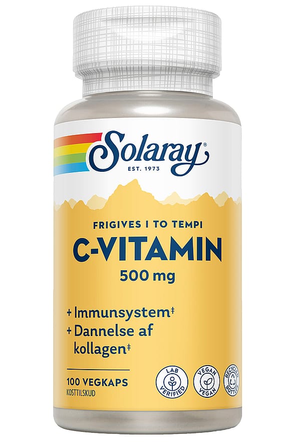 Solaray C-vitamin 500 mg 100 veg. kaps.