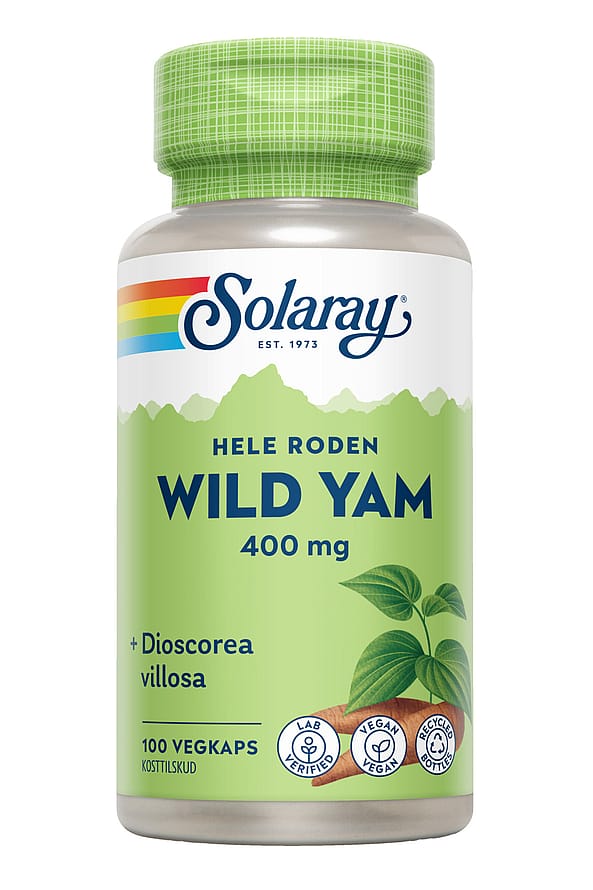 Solaray Wild Yam Root 400 mg 100 kaps.
