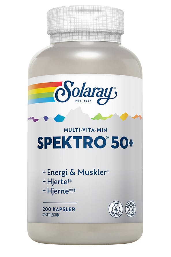 Solaray Spektro50+ 200 stk