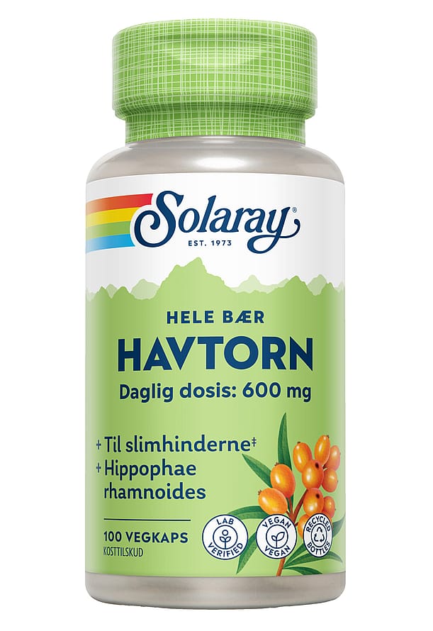 Solaray Havtorn 100 kaps.