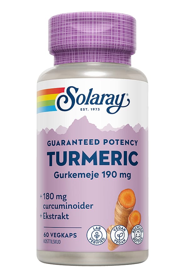 Solaray Turmeric 60 veg kaps