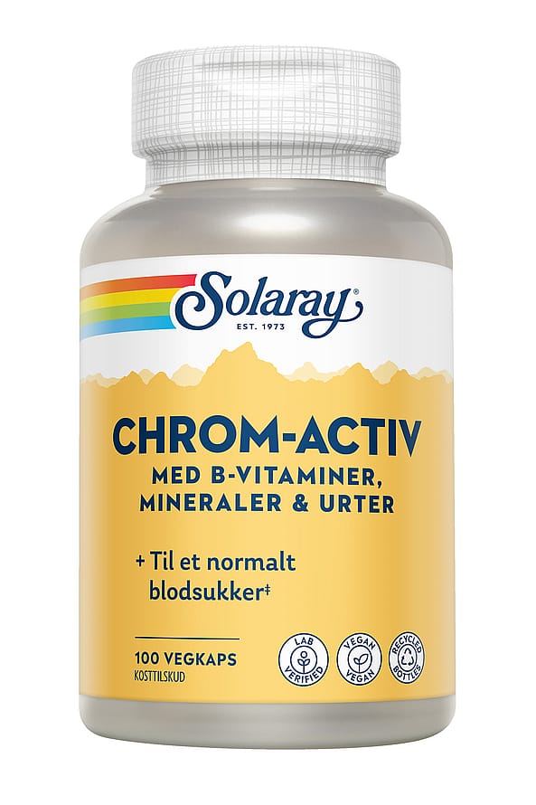 Solaray ChromActiv Vegetabilske Kaps 100 kaps