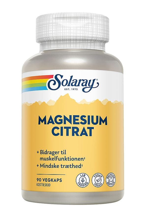 Solaray Magnesium Citrat 250 mg 90 kaps.