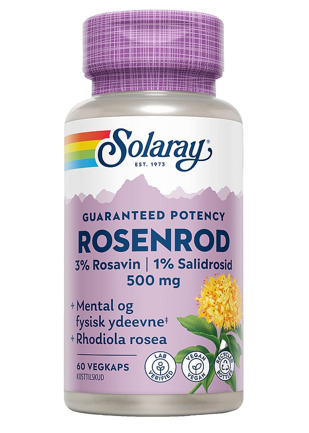 Solaray Rosenrod 60 veg. kaps.