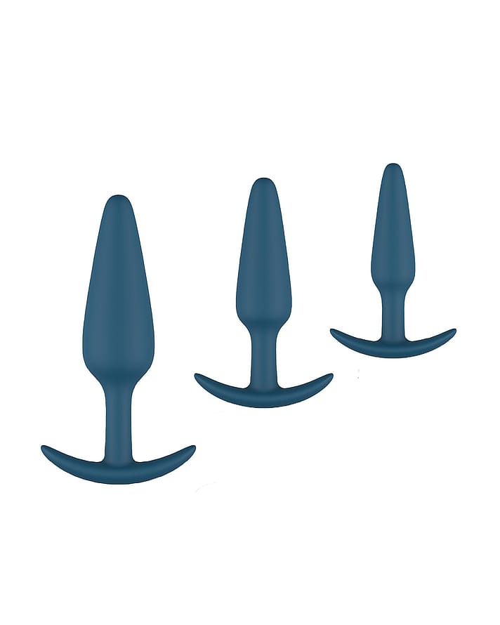 Peech Trainy Butt Plug Set Petroleum