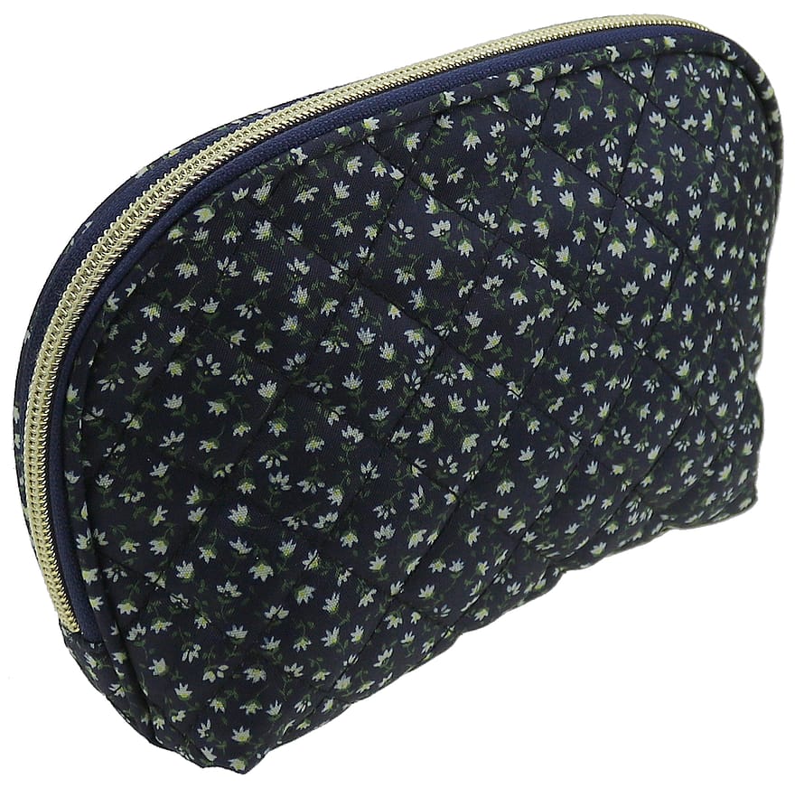 Senze Kosmetiktaske med Print Navy