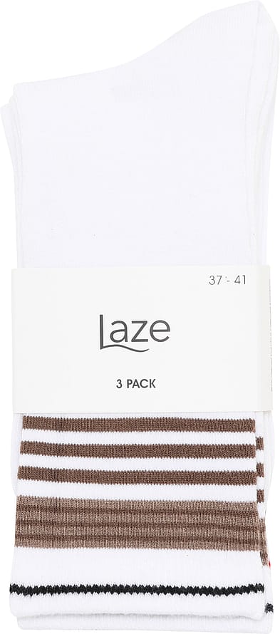 Laze Sneak Sock Bamboo 3-pak Sort 37/41