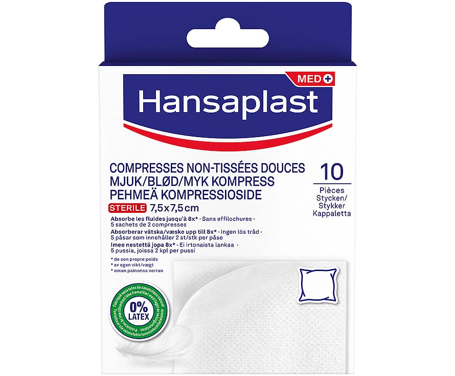 Hansaplast Soft Compress 10 stk
