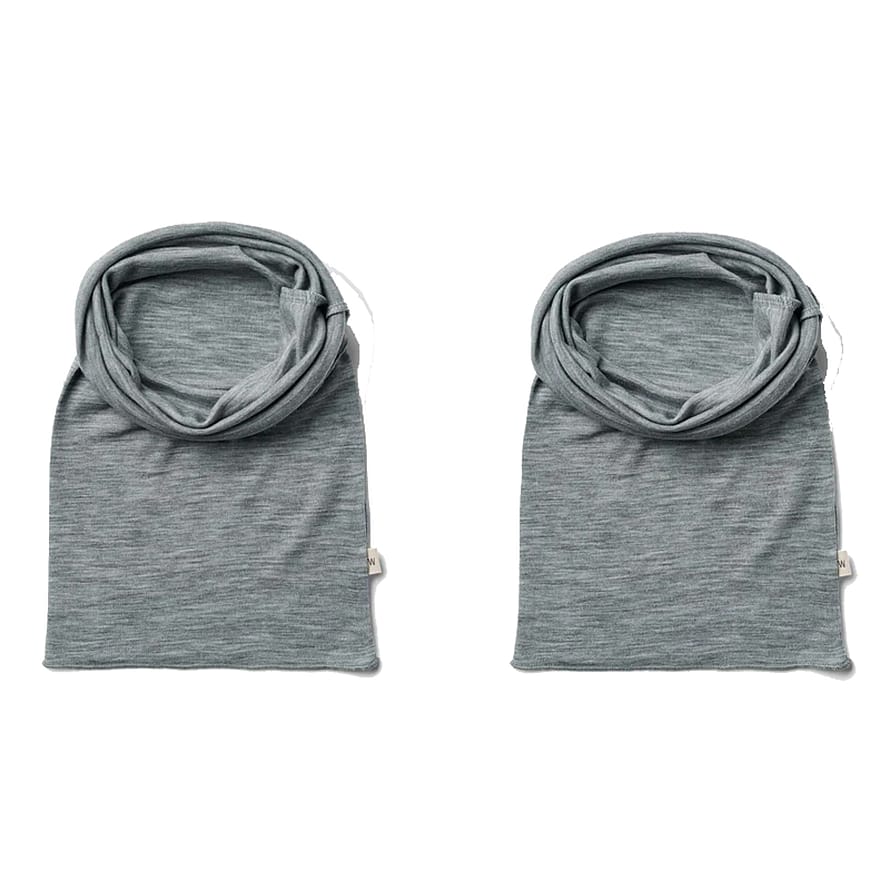 WHEAT Neckwarmer Arta 2-pak Melange Grey