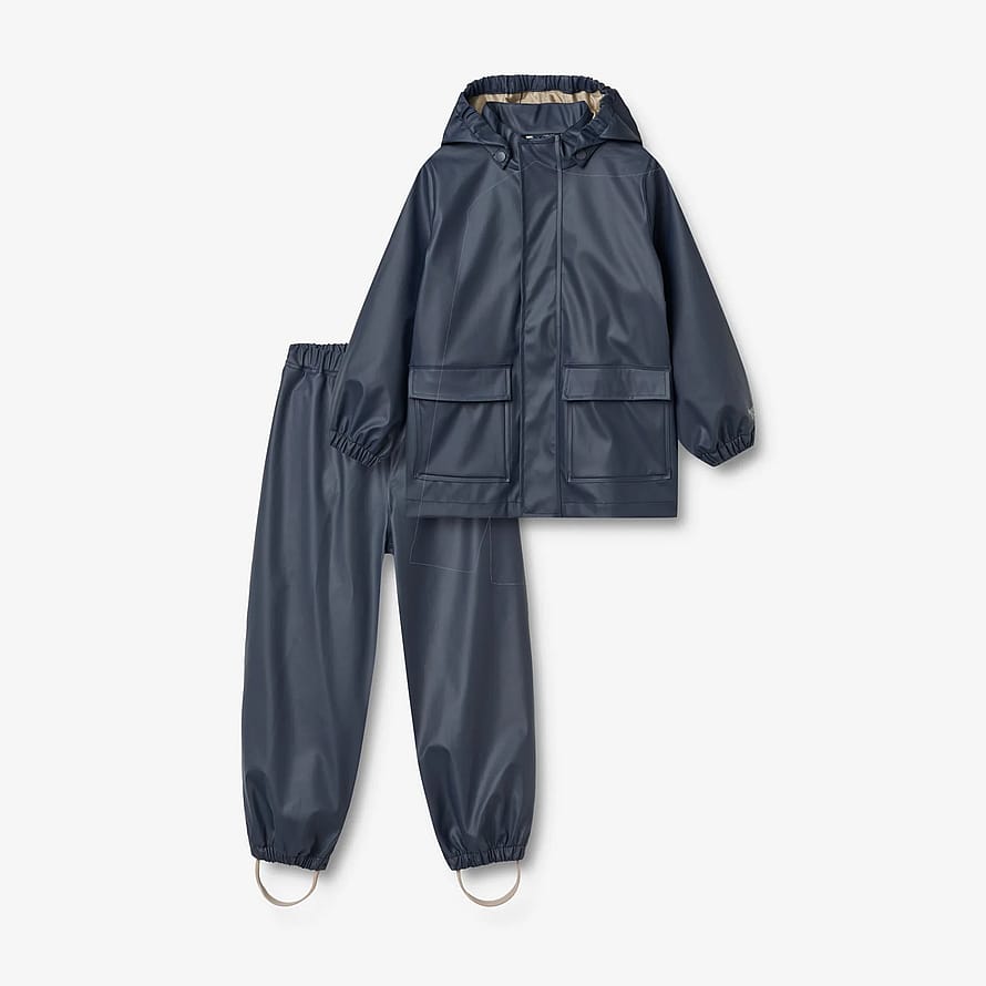 WHEAT Rainwear Ola Set Ink Str 116/6 år