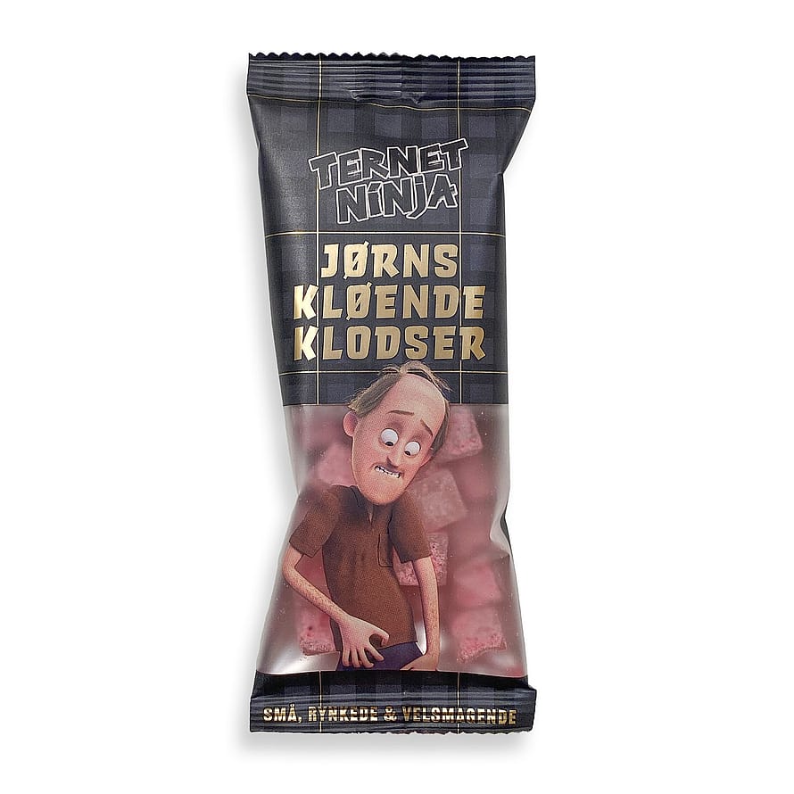 Wally and Whiz Jørn's Kløende Klodser Elderflower with Wildberries 56 gr