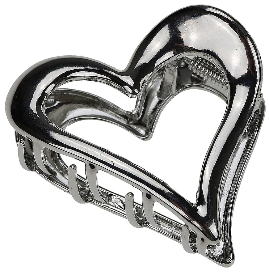 Senze Hårklemme i Metal Rhodium