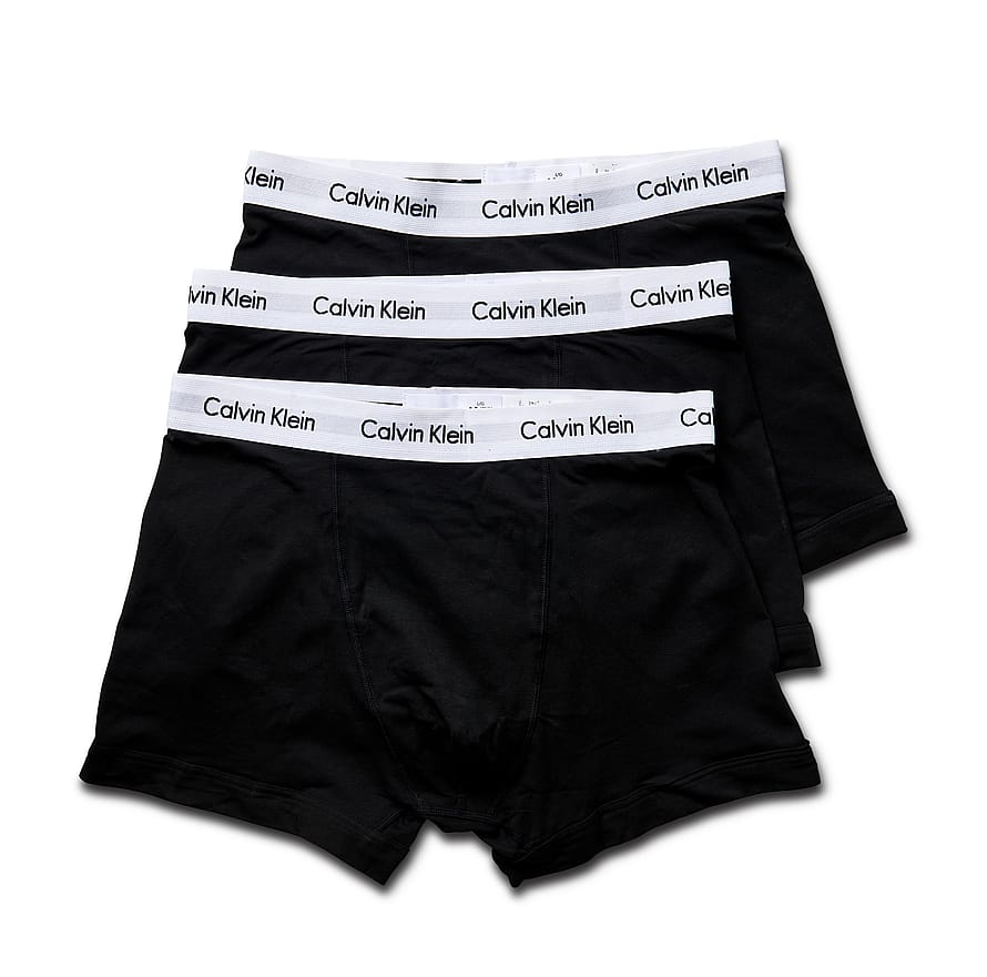 CALVIN KLEIN Boxer Briefs 3-Pak Black - White L