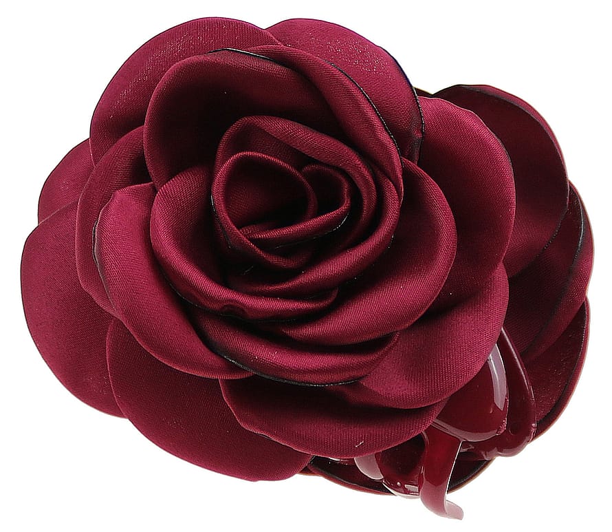 Senze Hårklemme i plast Burgundy 9 cm