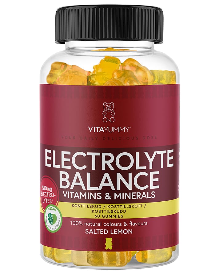 VitaYummy Electrolyte Balance Salted Lemon 60 stk.