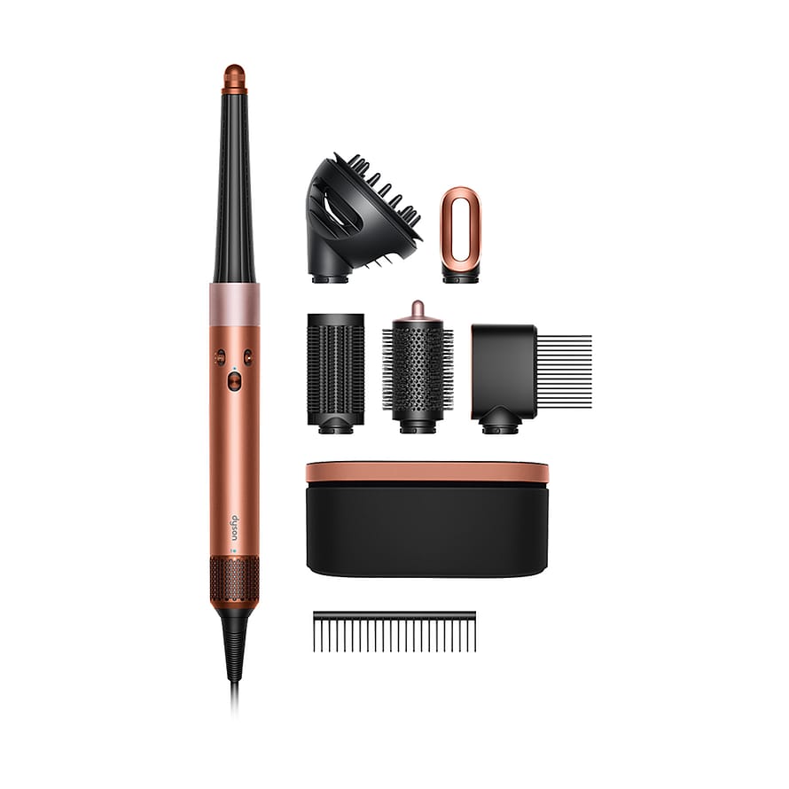 Dyson Airwrap i.d.-multistyler og -hårtørrer - Curly+Coily Amber Silk/Pink Champagne
