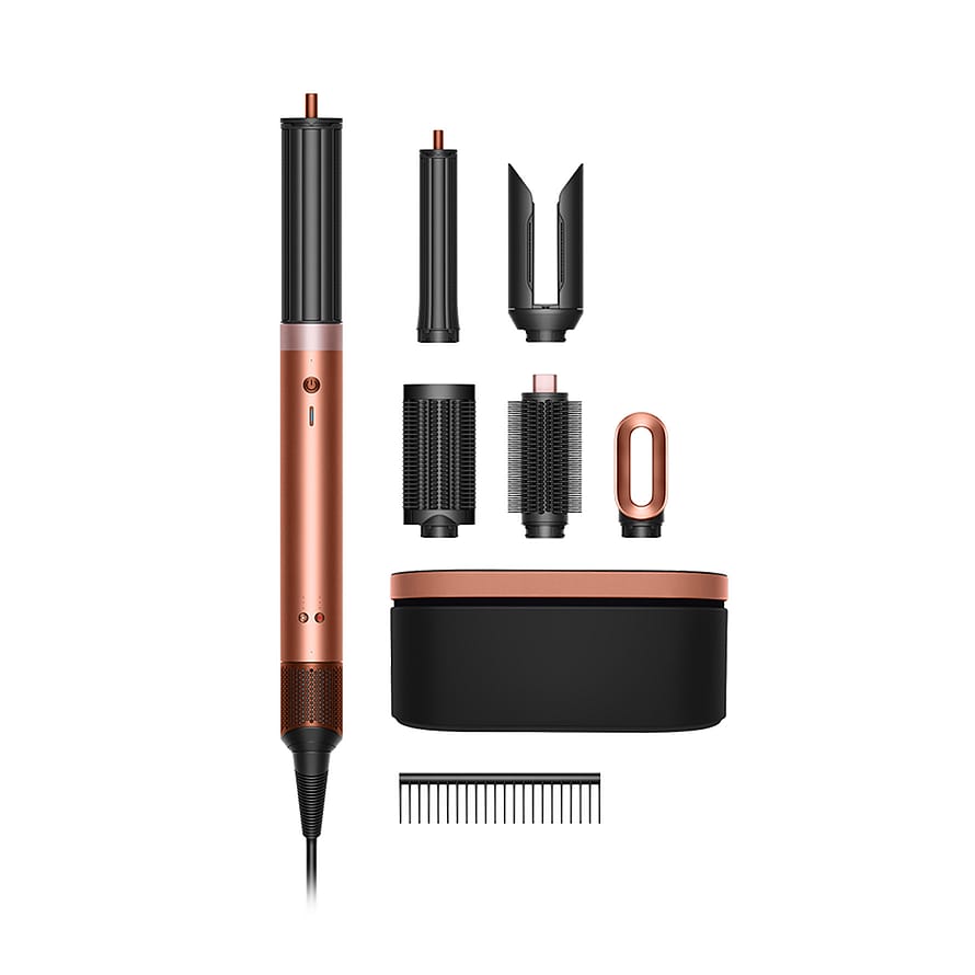 Dyson Airwrap Co-anda 2x Straight+Wavy Amber Silk/Pink Champagne