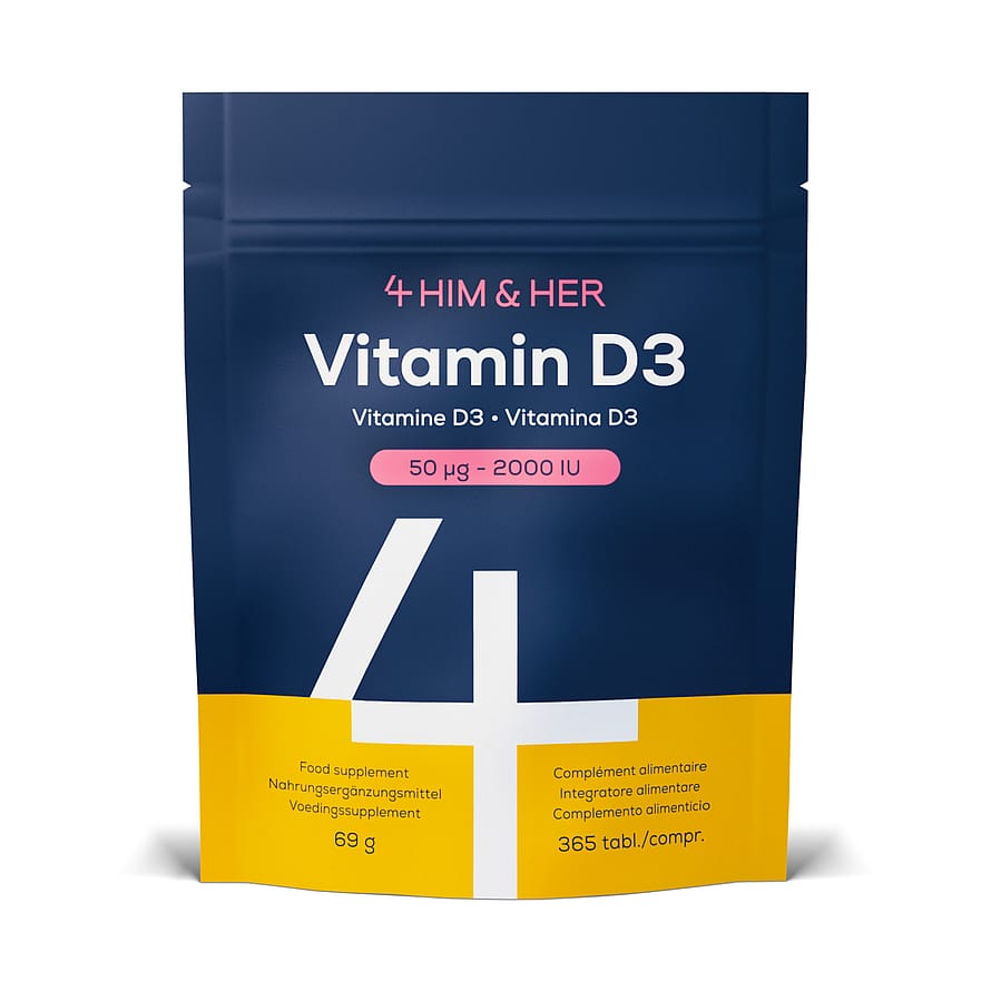 4 HIM & HER Vitamin D3 365 stk.