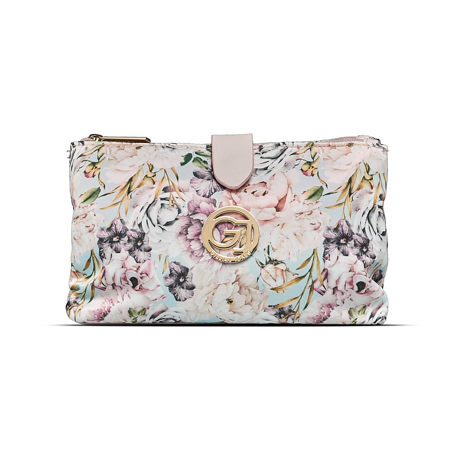 Gillian Jones Makeup pung THE WEEKENDER Rosa storblomstret print