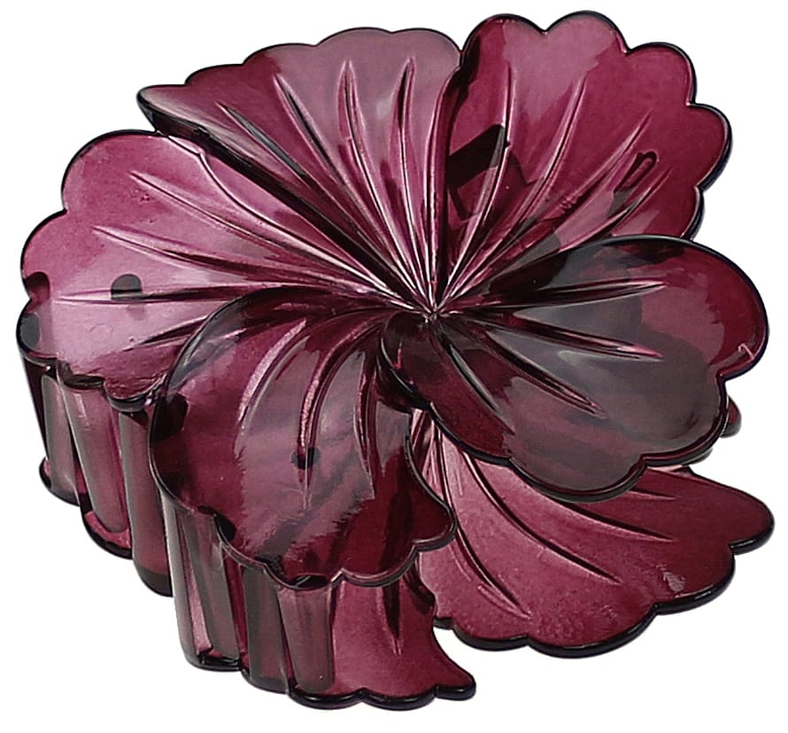 Senze Faldklemme Plast Aubergine