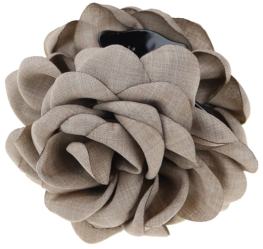 Senze Faldklemme Plastmed blomst Beige