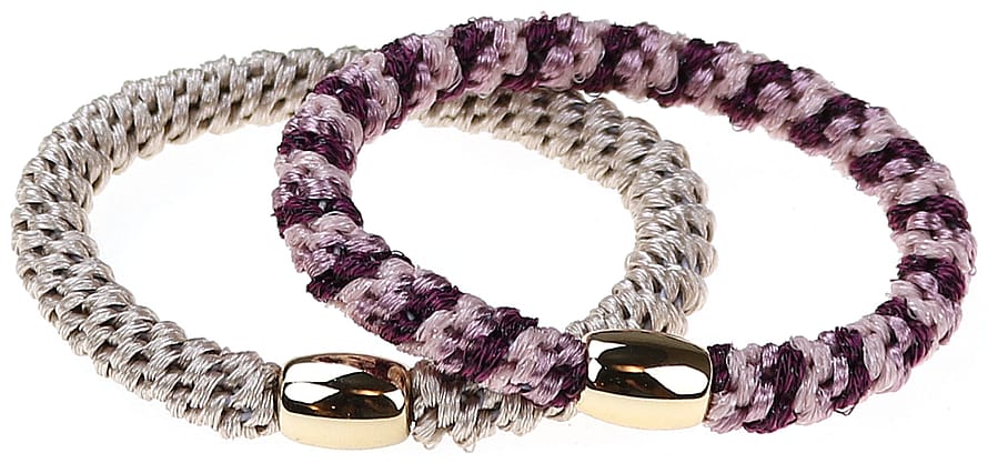 Senze Elastikker Vævede Auberginmi