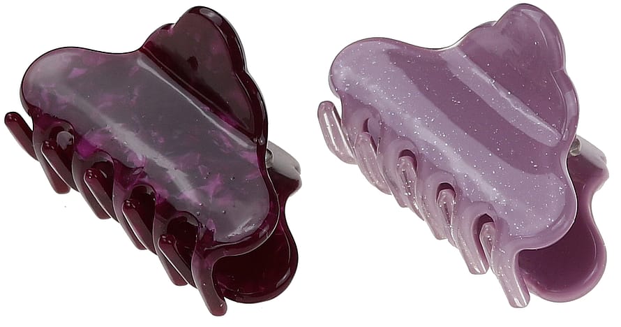 Senze Faldklemme Akryl Auberginmi