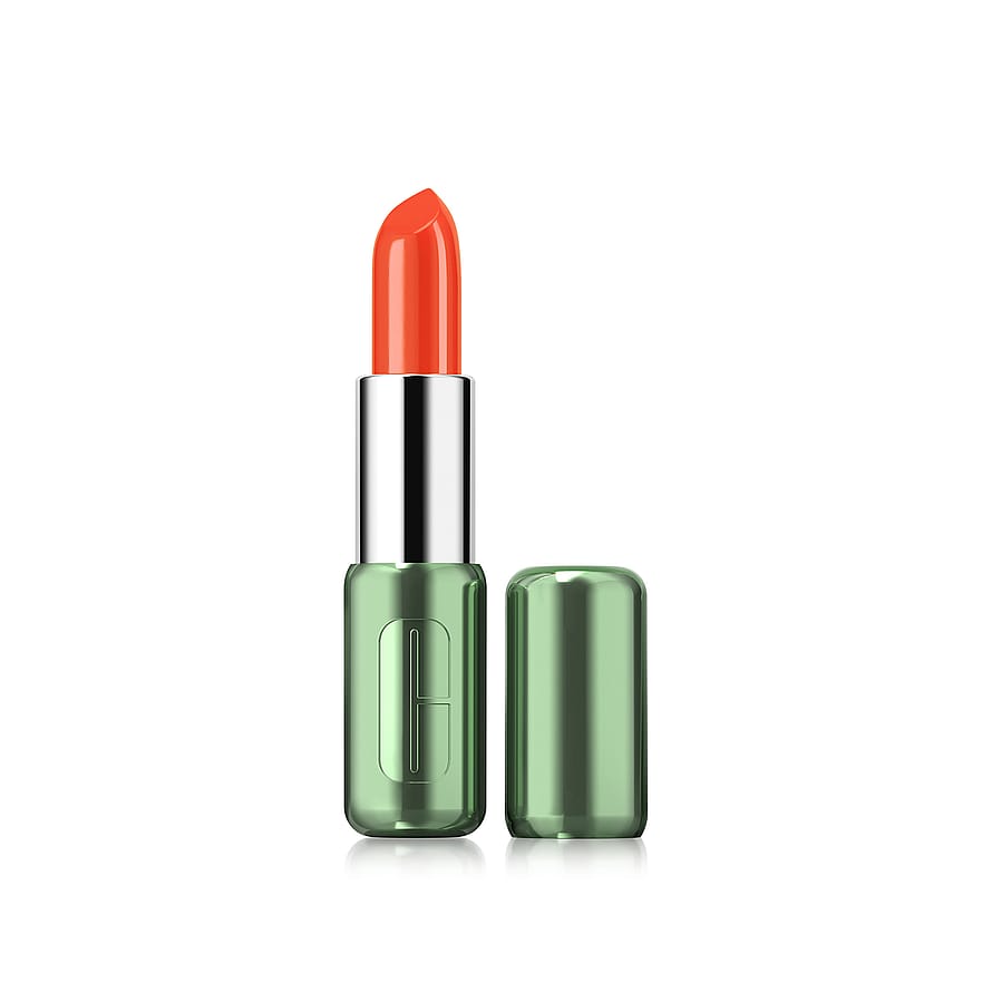 Clinique Pop Longwear Lipstick  Shine 29 Flame Pop