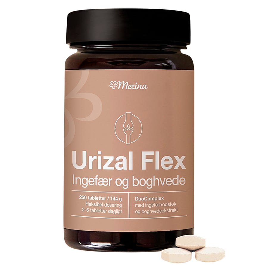 Mezina Urizal Flex Ingefær 250 tabl.