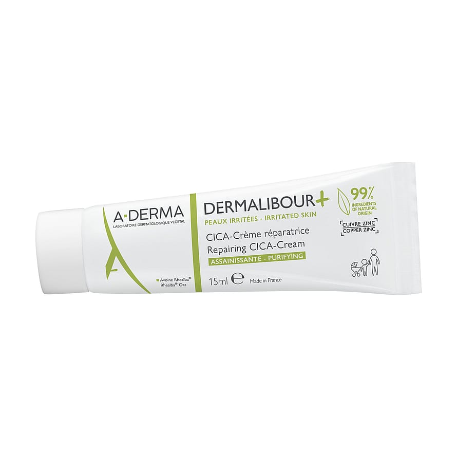 A-DERMA Dermalibour+ Repairing CICA -Cream 15 ml