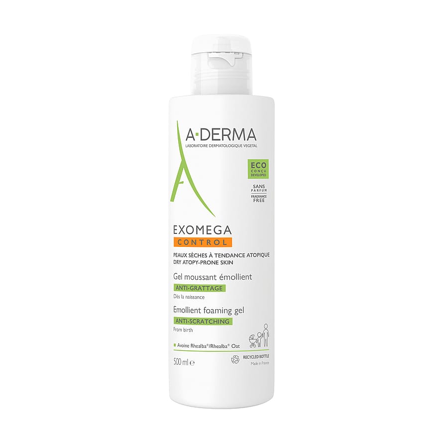A-DERMA Exomega Control Anti-Scratching Foaming Gel 500 ml