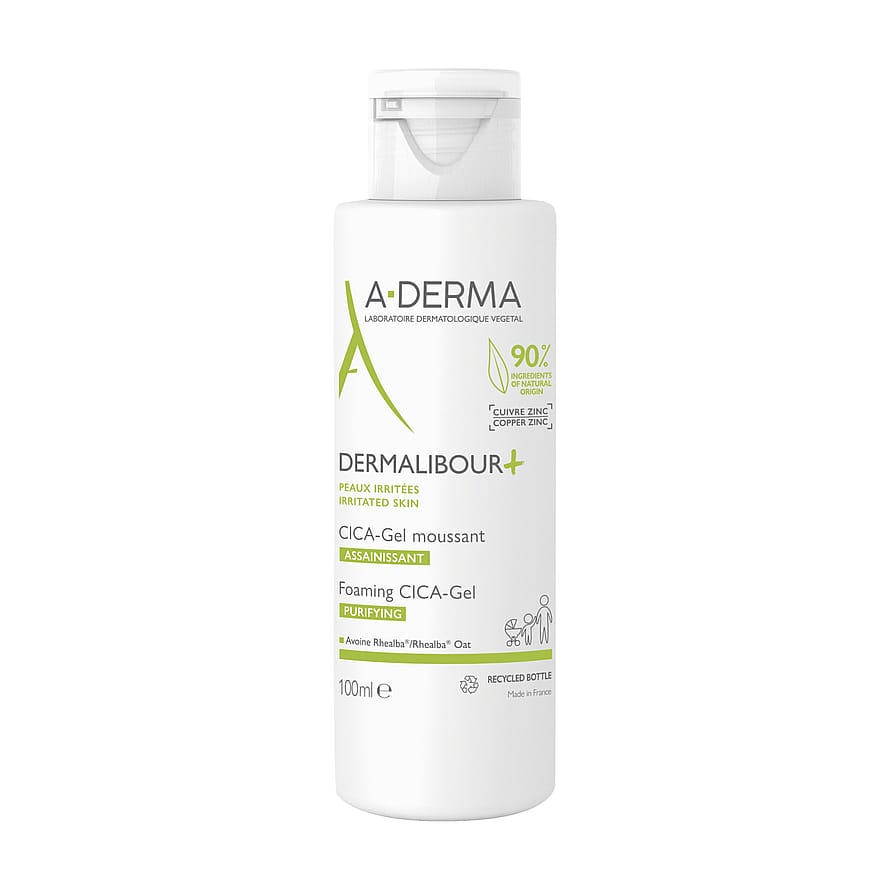 A-DERMA Dermalibour+ Irritated Skin Foaming CICA-gel 100 ml