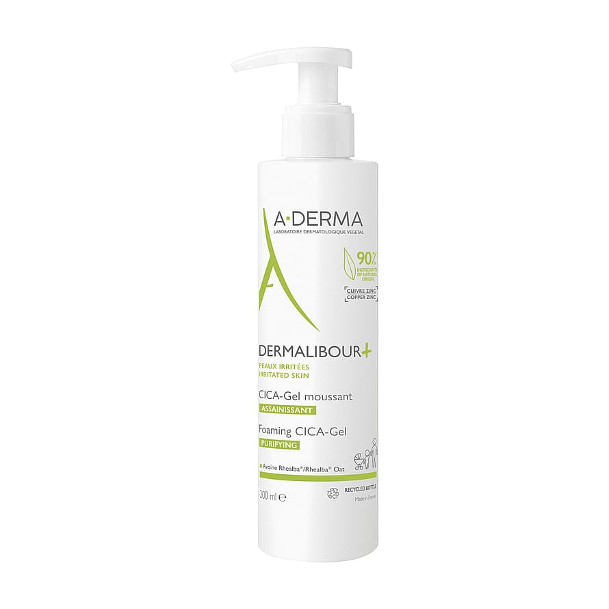 A-DERMA Dermalibour+ Irritated Skin Foaming CICA-gel 200 ml