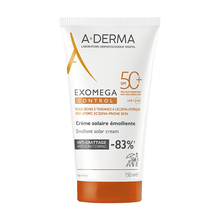 A-DERMA Exomega Control Anti-Scratching Sun Cream SPF50+ 150 ml