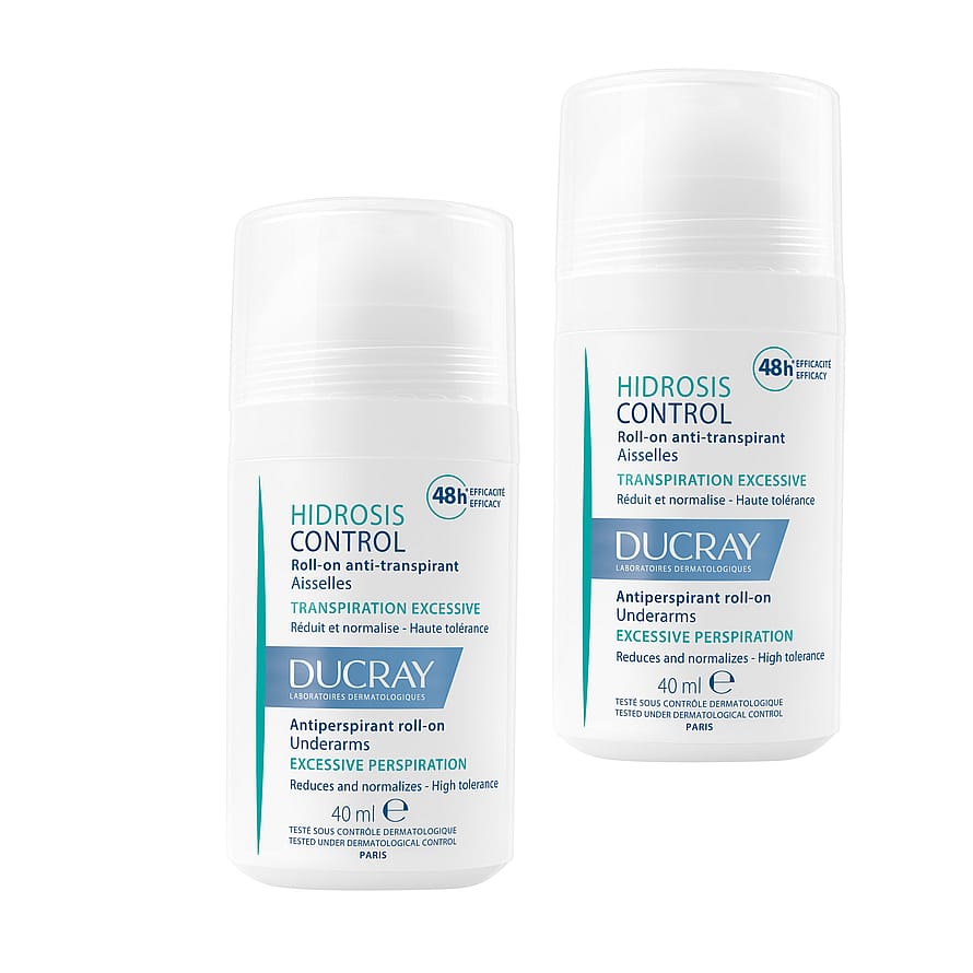 Ducray Hidrosis Control Antiperspirant Roll-On Duopack - 2 x 40 ml 2 x 40 ml