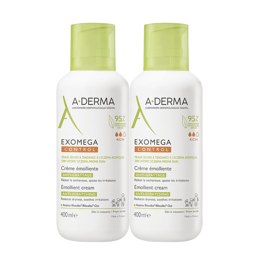 A-DERMA Exomega CONTROL Cream Duopack 2 x 400 ml
