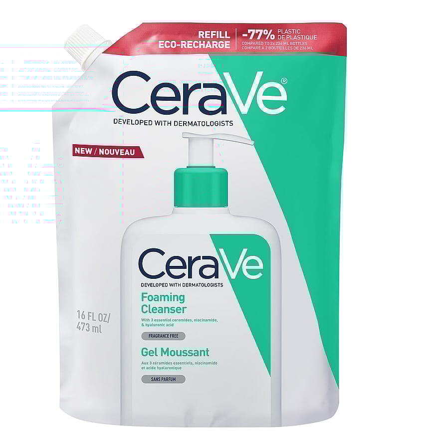 CeraVe Foaming Cleanser 473 ml, Refill
