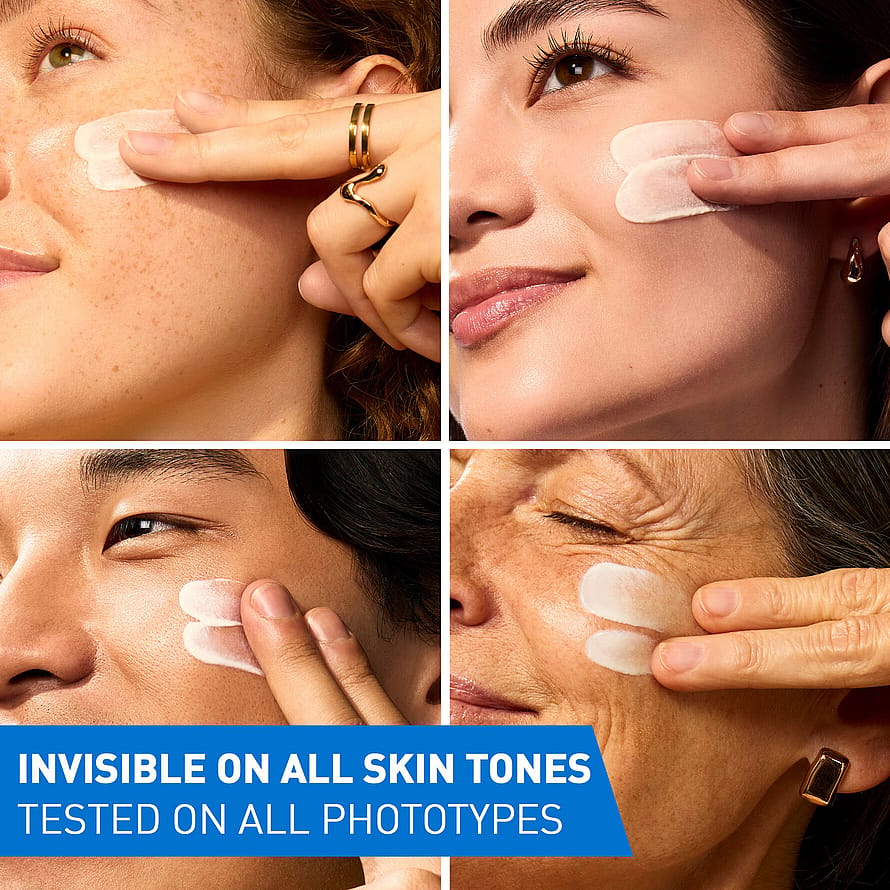 CeraVe Invisible Hydrating Fluid Sunscreen Face SPF50 50 ml